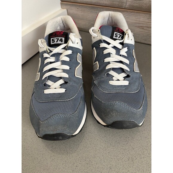 New Balance574 Series Low-Top Blue Red Black Grey White 9 - Picture 5 of 12